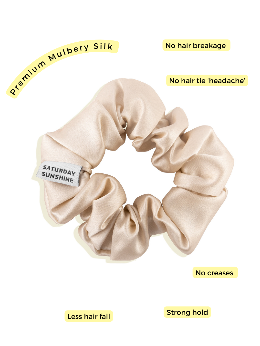 Mulberry Silk  Scrunchie