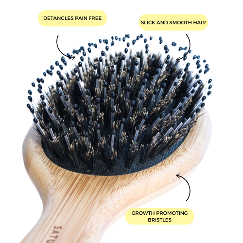 Slick smooth detangle magic brush