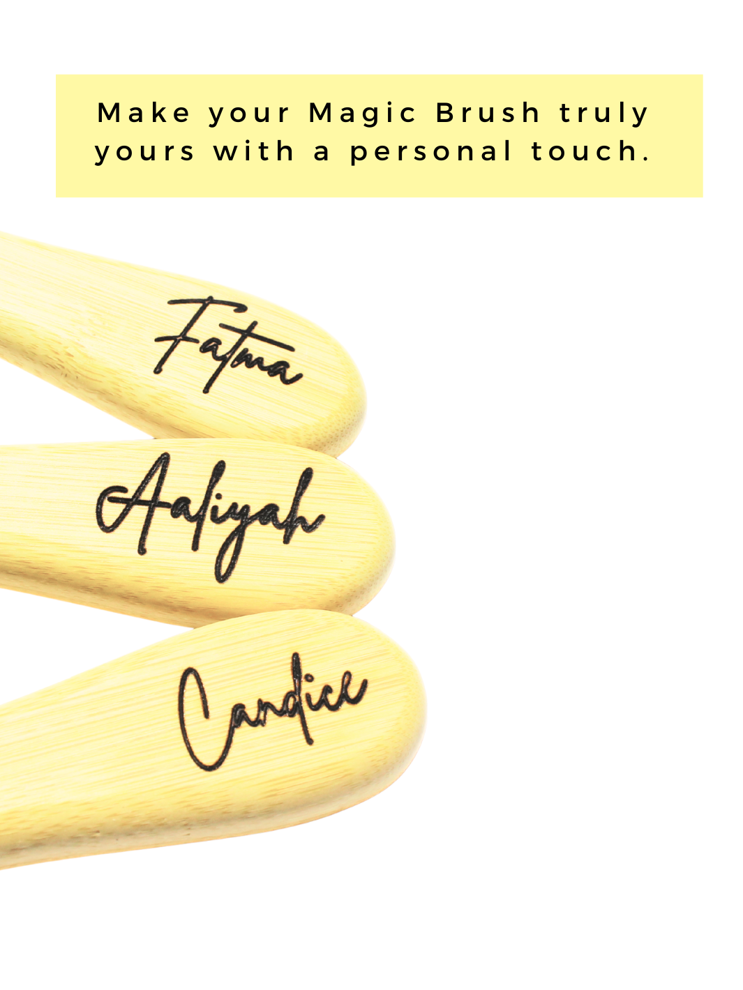 Personalise hair brush. customised hair brush for adults, men, women and kids.